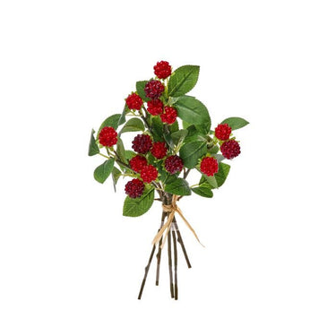 Regency Wild Raspberry Bundle Red 11" - Artificial Flora Silk