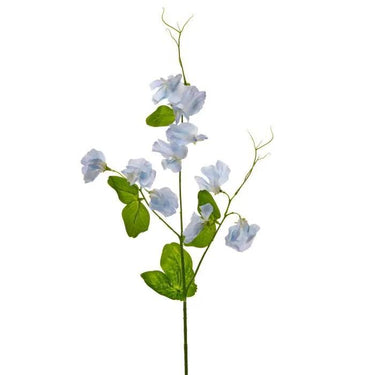 Regency Wild Sweet Pea Stem Blue 22" - Artificial Flowering Plants Silk