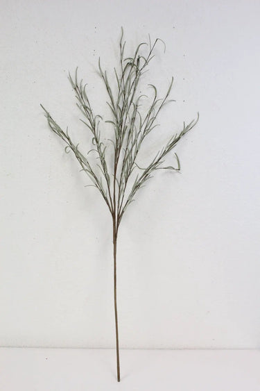 Supreme Willow Leaf Spray Green 37" - Artificial Non-Flowering Plants Silk