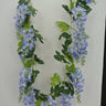 Golden Bell Wisteria Garland Blue 6' - Garlands Silk