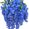 GSC Wisteria Hanging Bush Periwinke - Artificial Flowering Plants Silk