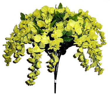 Wisteria Hanging Bush Yellow - Evergreen Home and Floral