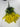 GSC Wisteria Hanging Bush Yellow - Artificial Flowering Plants Silk