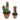Melrose Wool Cactus in Clay Pot (2 Asst) - Artificial Non-Flowering Plants Merchandise