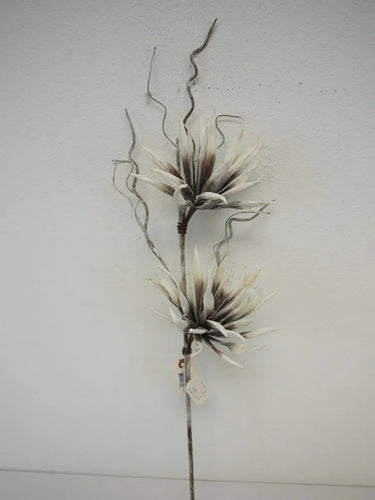 Supreme Yucca Spray Light Brown 90cm - Artificial Non-Flowering Plants Silk