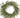 Fir Pine Wreath 24 inch silk evergreen with dense green foliage in a circular form.
