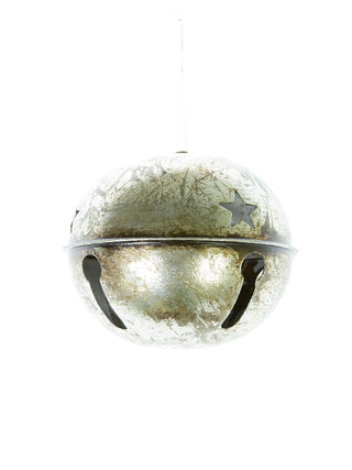 Rustic Jingle Bell Champagne 5"