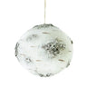 AmBest Snow Birch Ball Ornament White 4.5" - Holiday Ornaments Merchandise