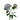 AmBest Fresh Touch Ruffled Peony Spray White Lavender 26" - Artificial Flowering Plants Silk