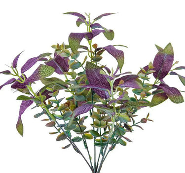 AmBest Eucalyptus/Sage Bush Green Burgundy 14" - Uncategorized Silk