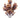 Fall Leaves Bush AmBest silk artificial non-flowering plant, brown-beige, 17in tall