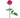 AmBest Real Touch Rose Bud Stem Crimson 23" - Silk