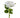 AmBest Real Touch Open Rose Cream-White 17'' - Artificial Flowering Plants Silk