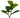AmBest Fiddle Leaf Spray Green 24" - Artificial Non-Flowering Plants Silk