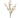 Jingle Bell Spray Gold 27in Silk decorative branch by AmBest