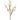 Jingle Bell Spray Gold 27in Silk decorative branch by AmBest