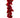 Silk poinsettia garland, red, 6 ft long, AmBest brand