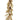 Glitter pine cone garland silk gold 5 ft by AmBest with multiple pine cones