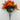 Fortune Carnation Bush Orange 18” - Silk