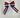 Direct Export Red, White, and Blue 4th of July Velvet Stripe Bow 20"X10" - Uncategorized Silk