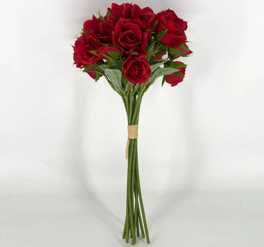 Le Fleur Rose Bundle Red 12" - Uncategorized Silk