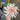 Direct Export Dahlia Stem Cream/Pink 27.5" - Artificial Flowering Plants Silk