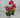 Le Fleur Geranium Bush 17" Hot Pink - Artificial Flora Hanging Basket & Porch Pots
