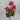 Le Fleur Geranium Bush 17" Hot Pink - Artificial Flora Hanging Basket & Porch Pots