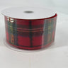 Jascotina Inc Flannel Plaid Ribbon 2.5"X10yd - Ribbons & Trim Ribbon