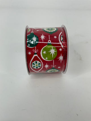 Christmas Lights Ribbon 2.5"x10Yd