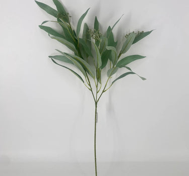 Supreme Long Eucalyptus Spray Green - Artificial Non-Flowering Plants Silk