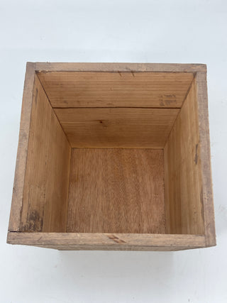 Wooden Box 8”W x 7”H