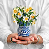 FreshCut Paper LLC Mini English Daffodils Pop-Up Greeting Card - Greeting Cards Merchandise