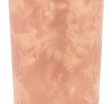 Melrose Glass Pink Candle Holder (2 Sizes) - Uncategorized Merchandise