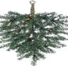 Norway Pine Teardrop 32in Silk swag, green, Direct Export