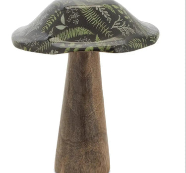 Melrose Wood Floral Mushroom (2 Sizes) - Uncategorized Merchandise