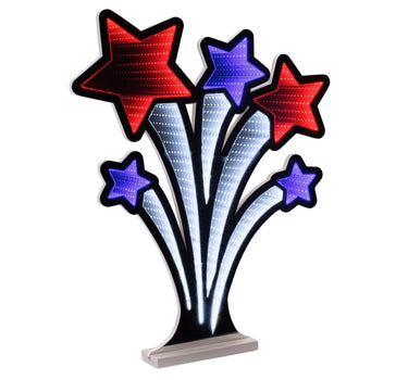 Melrose Americana Shooting Star Infinity Light 24"H - Merchandise