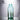 Diamond Star Blue Glass Vase 5.5"D x 14.6"H - Vases Merchandise