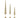 Melrose Gold Tinsel Tree set of 4 on glittery bases with varying heights