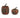 Fabric/Foam Plaid Orange-Brown Pumpkin (2 Sizes)