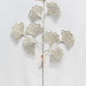 Supreme Ginkgo Leaves Spray Champagne 28" - Uncategorized Silk