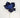 Supreme Magnolia Stem Royal Blue 23" - Artificial Flowering Plants Silk
