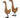 Deco Marché Brown Wood/Metal Duck Sculpture (2 Sizes) - Sculptures & Statues Merchandise