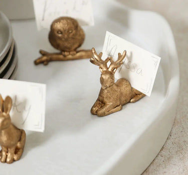 Enchanted Deer Card Holder 1" x 2.75" x 2.25"