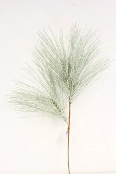 Supreme Ice/Snow Pine Spray White/Green 39" - Artificial Non-Flowering Plants Silk