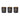 Black glass snowflake votive holders, 3-pack, Melrose, with gold interiors.