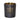 Black glass votive holder by Melrose, gold snowflake pattern, 2.75 in diameter by 3 in tall.
