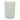 Glass frosted sage candle holder with silver glitter finish.