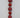 Glitter Snowball Garland 4' Red