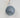Supreme Glitter Ball Ornament Blue-Grey (Box of 6) 4" - Holiday Ornaments Merchandise